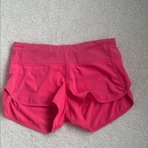 lululemon athletica Bright Pink Athletic Shorts